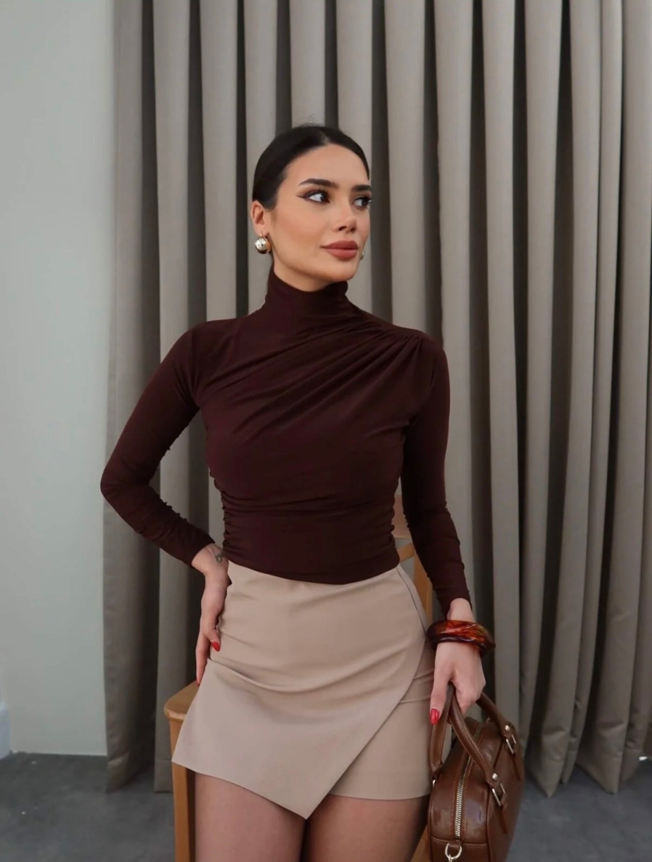 REMY μπλούζα ντραπέ