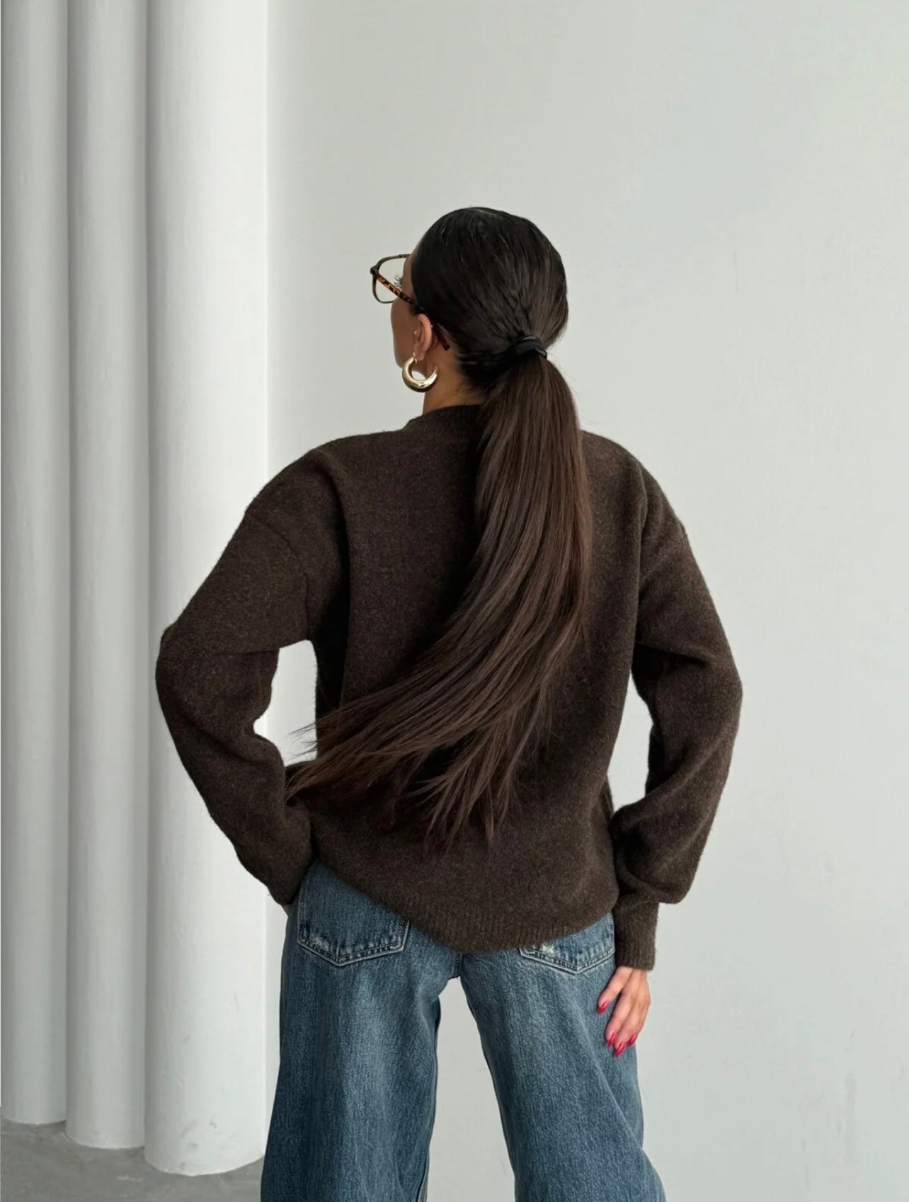 KENZA πουλόβερ oversized