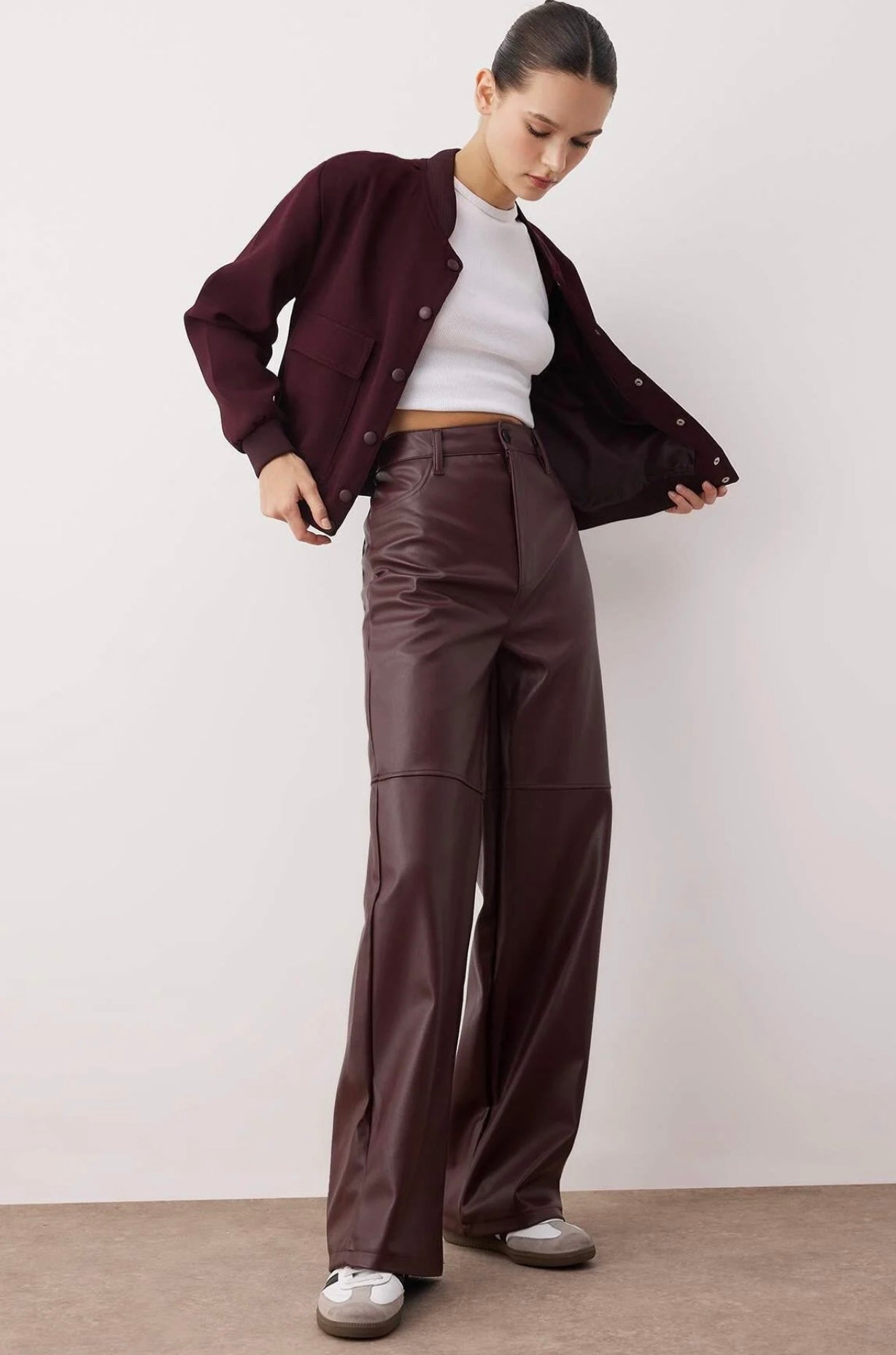 ORION παντελόνι δερμάτινο