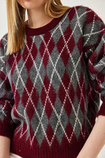 Φόρτωση εικόνας στο εργαλείο προβολής Συλλογής, ANDRE πουλόβερ με ρόμβους
