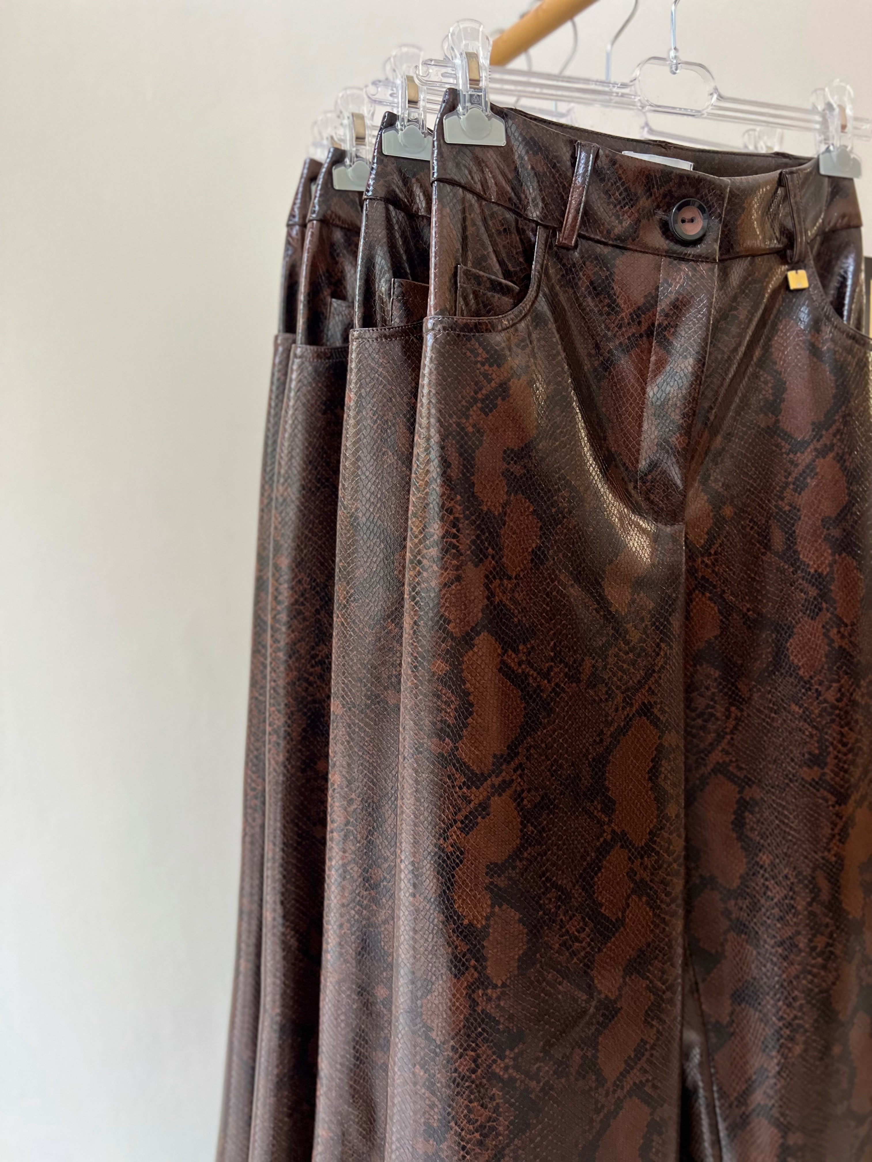 ANSRA παντελόνι βινύλ