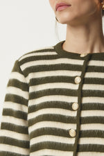 Φόρτωση εικόνας στο εργαλείο προβολής Συλλογής, LINDEN ζακέτα ριγέ
