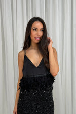 Φόρτωση εικόνας στο εργαλείο προβολής Συλλογής, ALDO τοπ με πούπουλα
