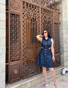 ESMERELDA φόρεμα denim