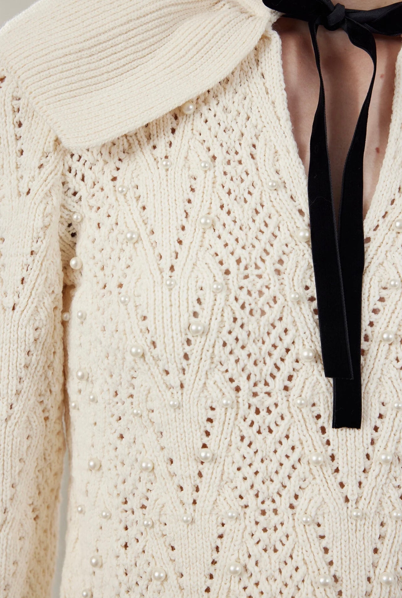 IMANIA πουλόβερ με πέρλες