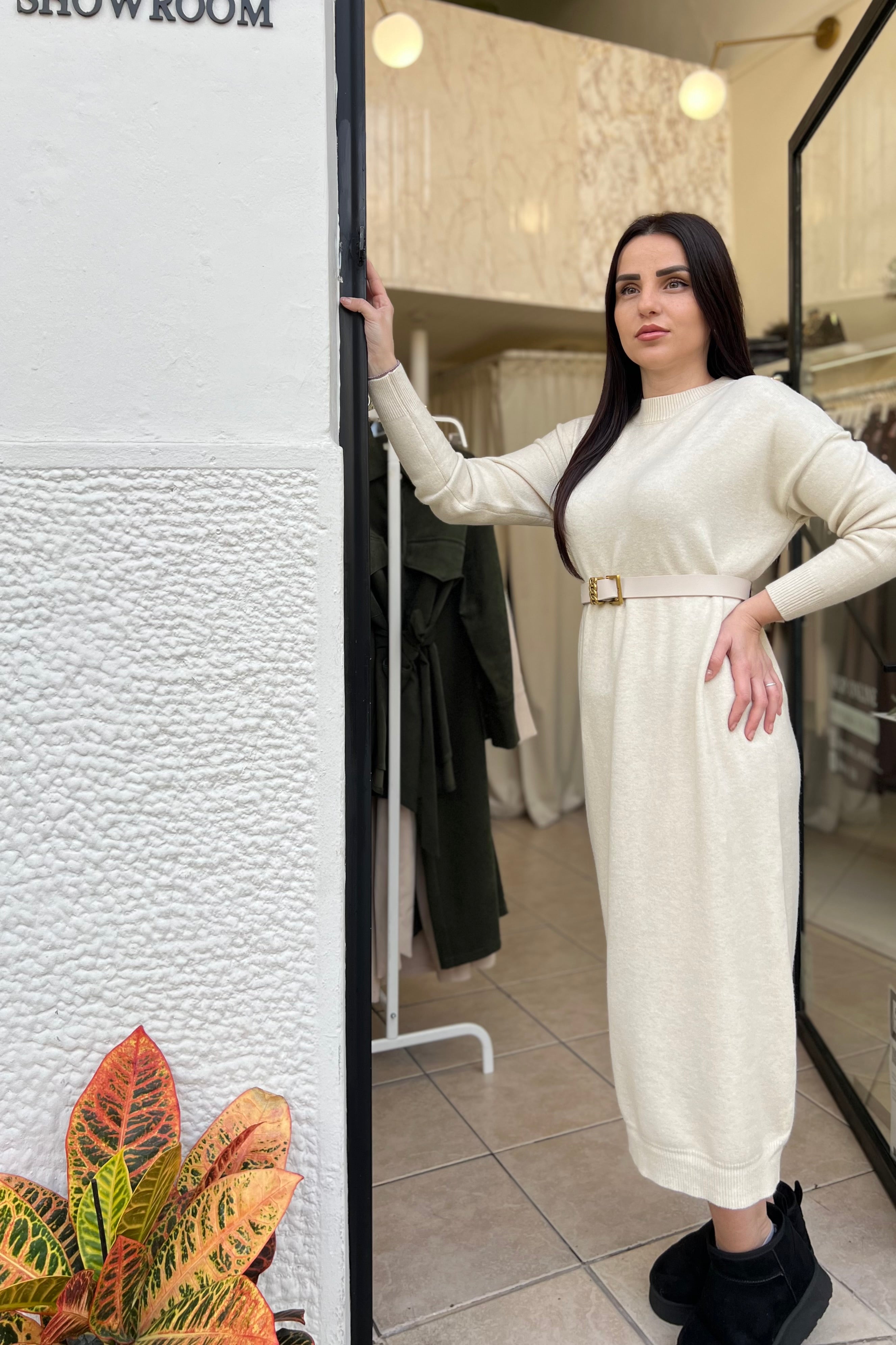 ALETA φόρεμα πλεκτό midi