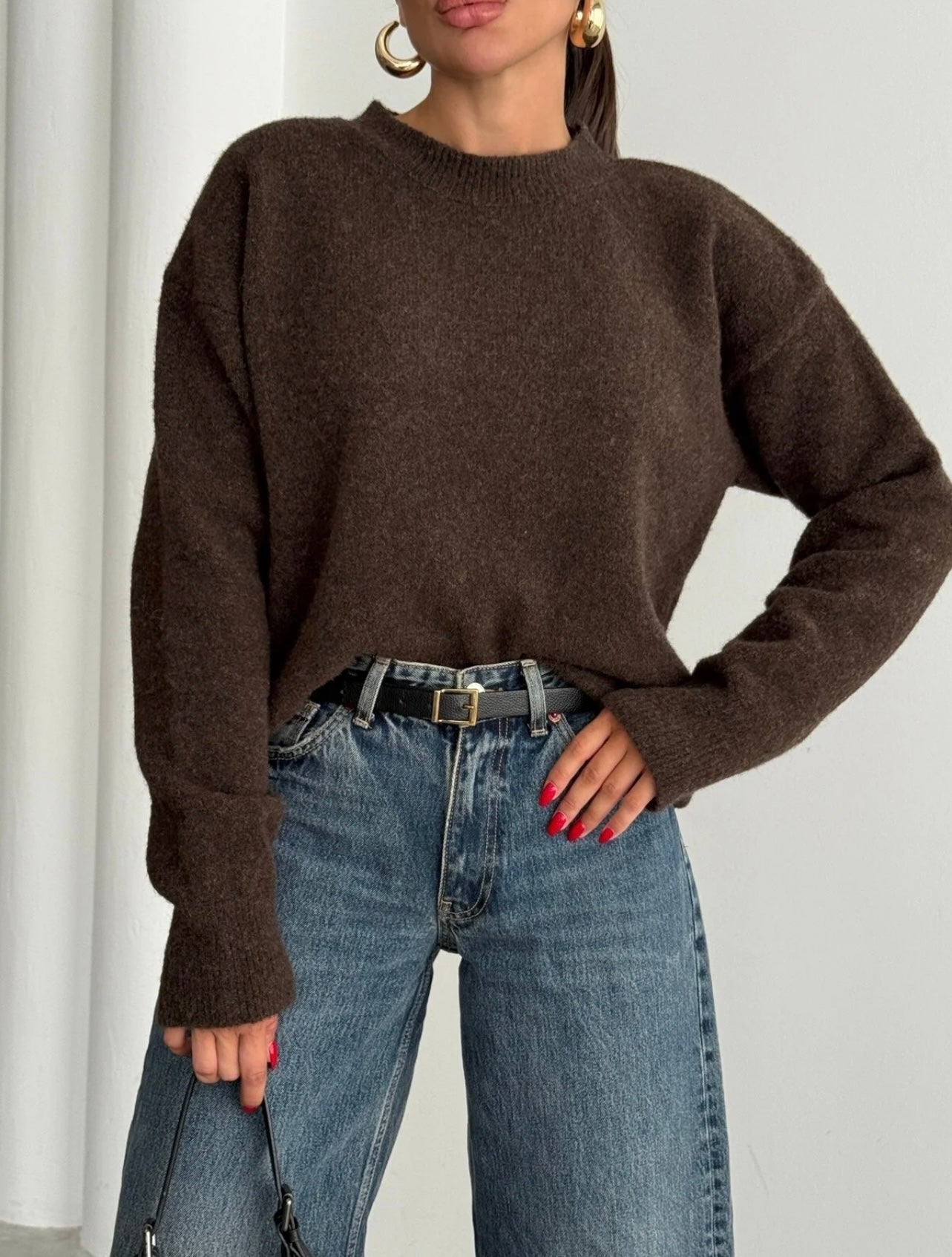 KENZA πουλόβερ oversized