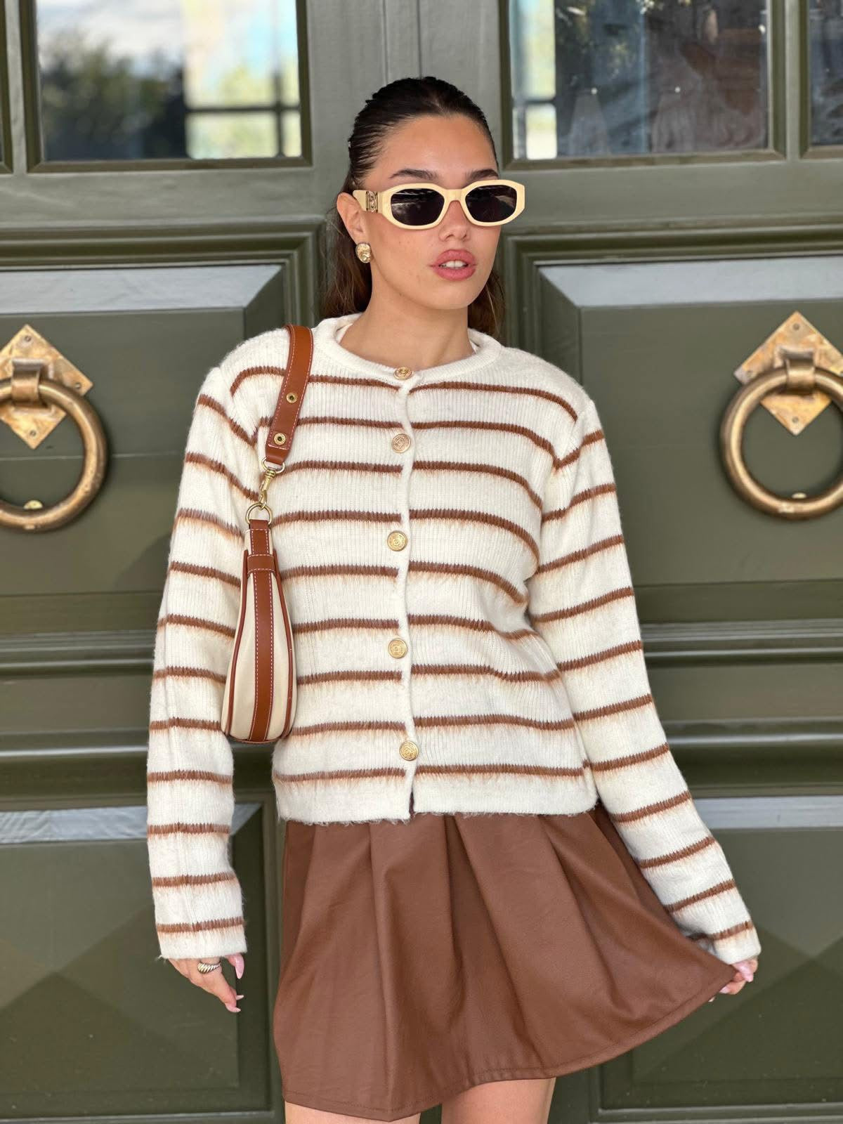 LINDEN ζακέτα ριγέ