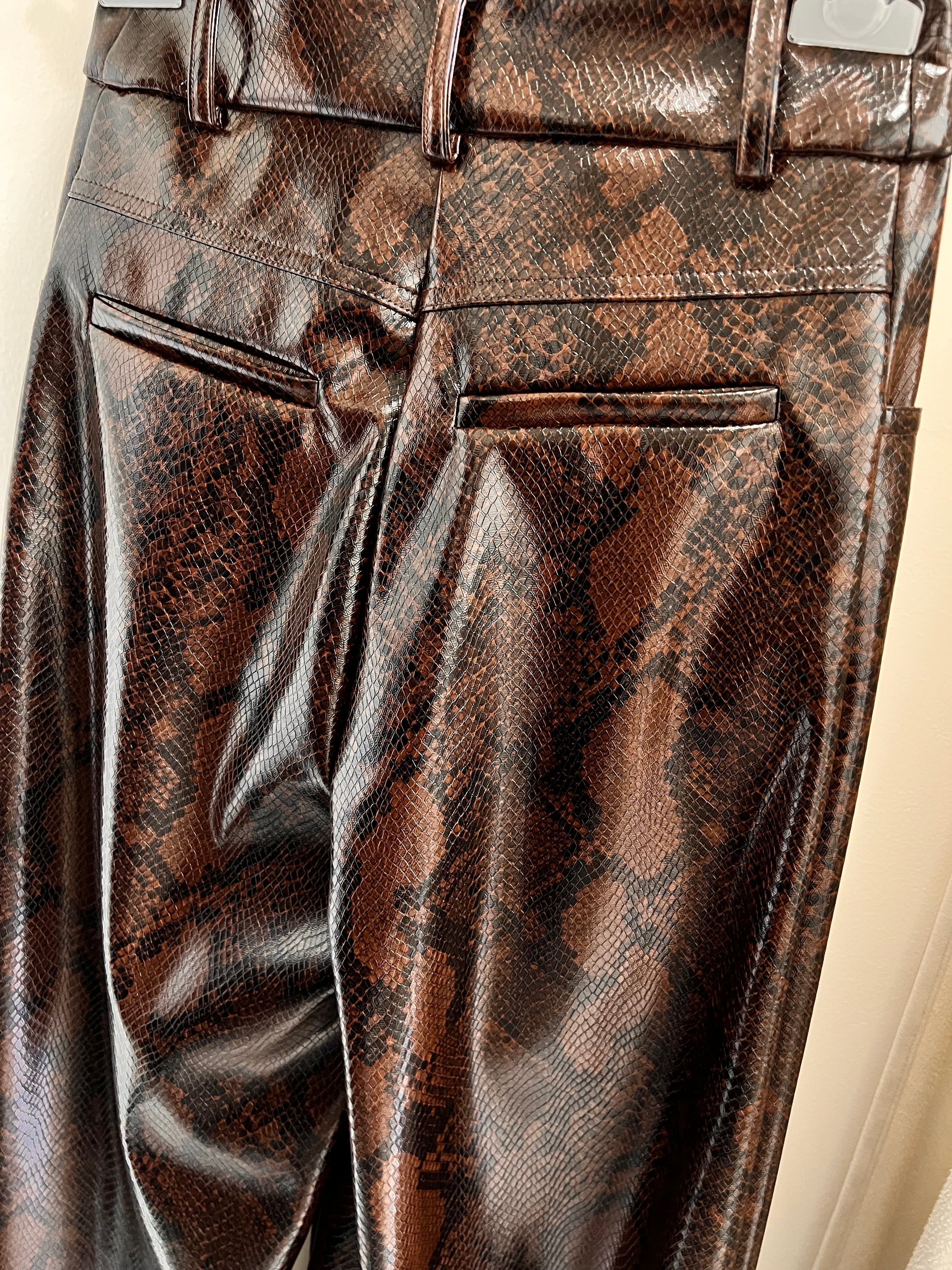 ANSRA παντελόνι βινύλ