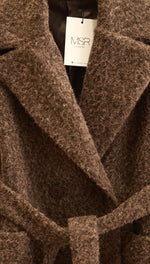 Φόρτωση εικόνας στο εργαλείο προβολής Συλλογής, VELDOR παλτό μπουκλέ με ζώνη
