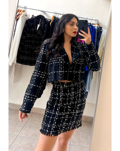 RYSA σακάκι tweed cropped