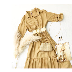 LOREL DRESS φόρεμα closs με κουμπιά
