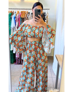HAVANA παντελόνι wide leg