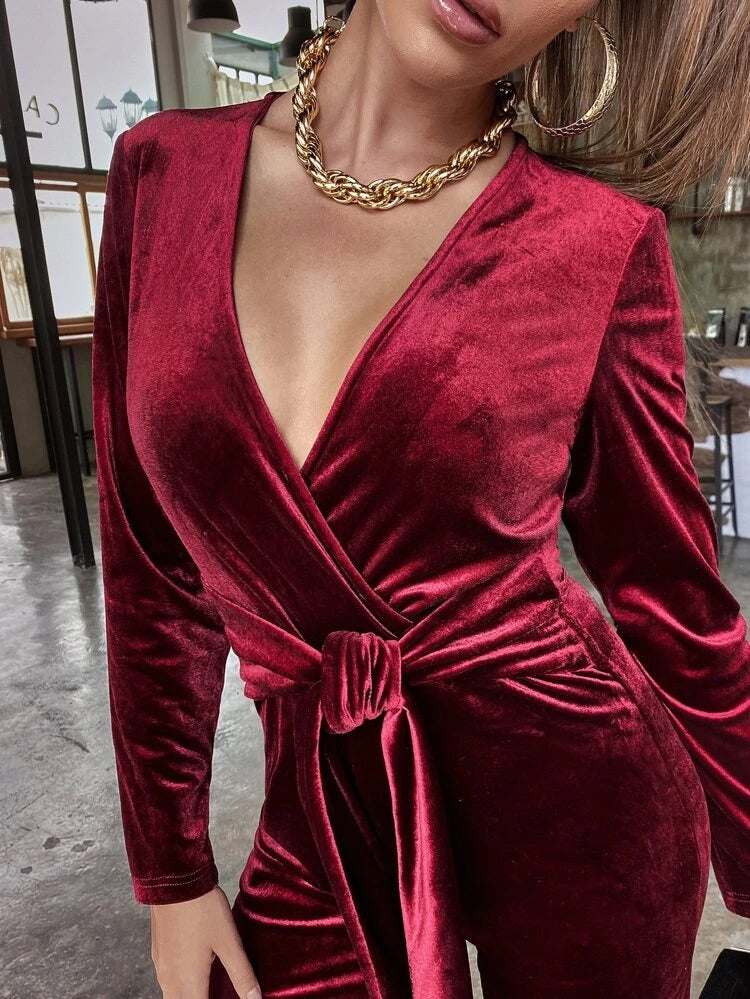 ODELIA ολόσωμη φόρμα velvet