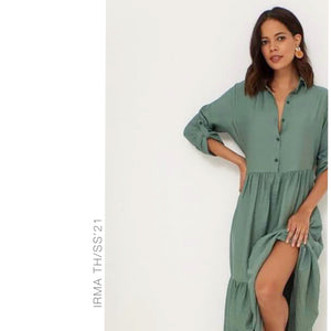 LOREL DRESS φόρεμα closs με κουμπιά