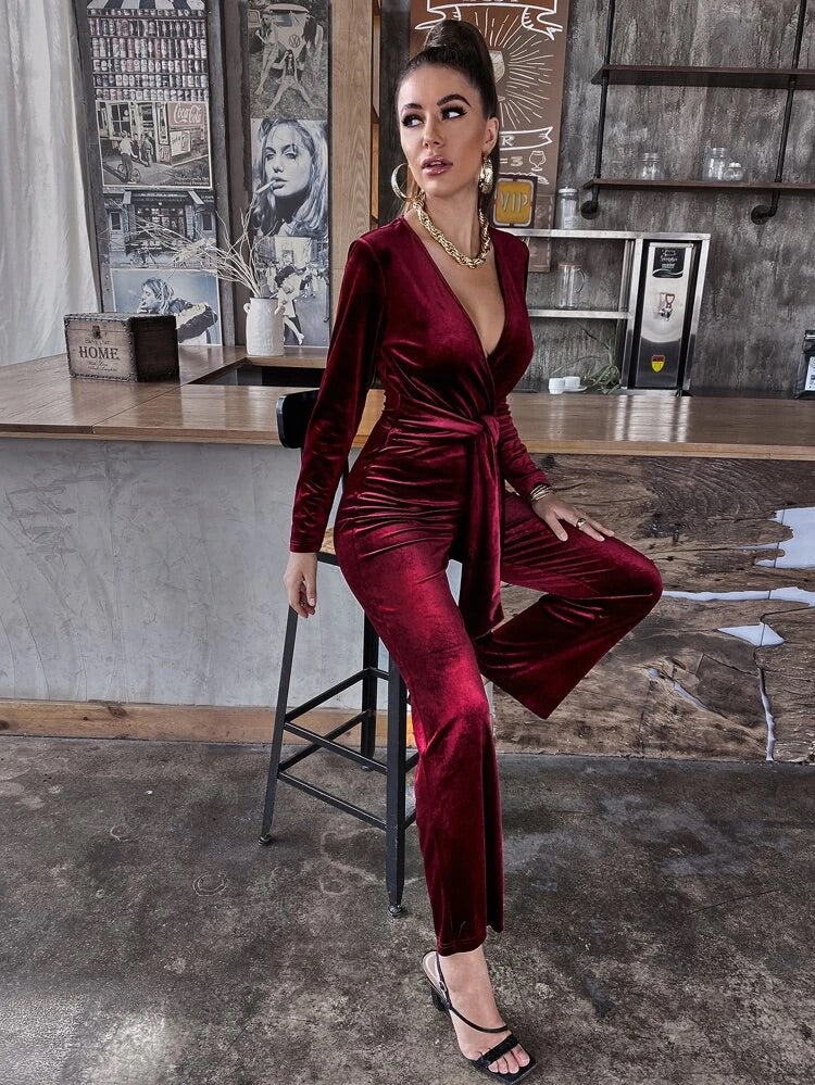 ODELIA ολόσωμη φόρμα velvet