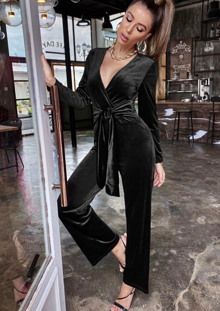 ODELIA ολόσωμη φόρμα velvet